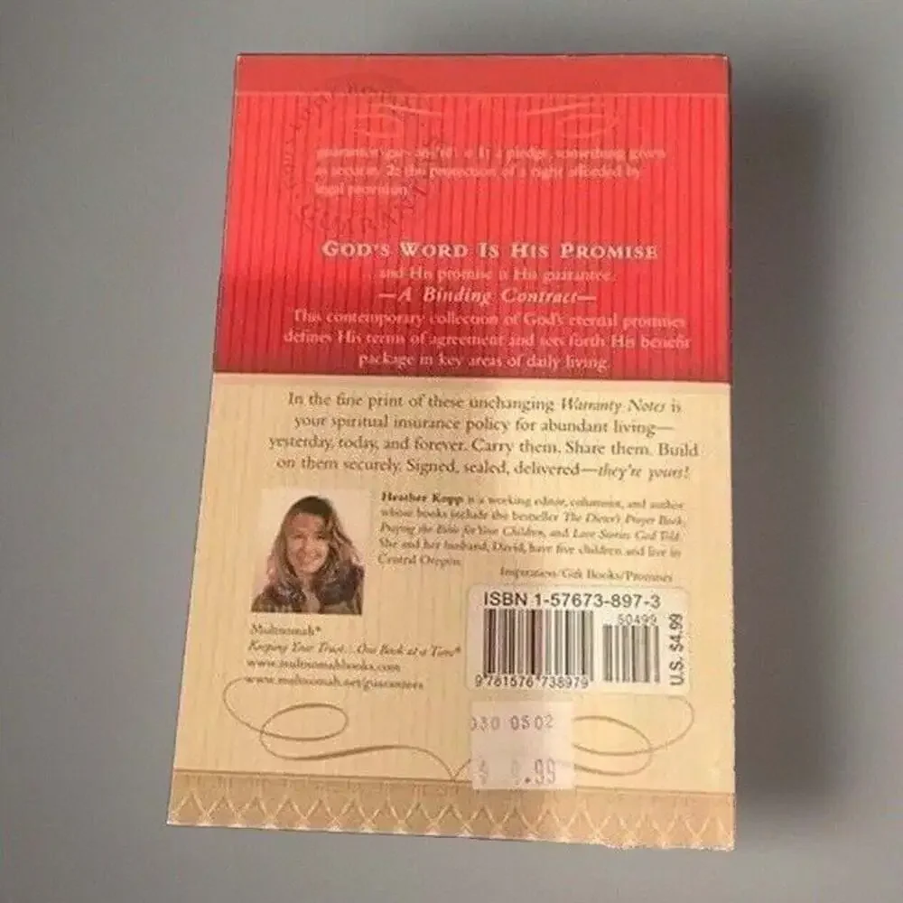 Gods Little Book of Guarantees Book by Heather Kopp Grad Graduate Gift Idea